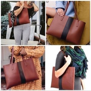 Vince Camuto Vegan Leather Minimalist Tote